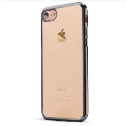 iPhone 7 Crystal Clear Electroplate Hybrid Case (Space Gray)